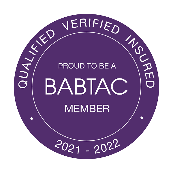 BABTAC Qualified, Verified, Insured Window Sticker